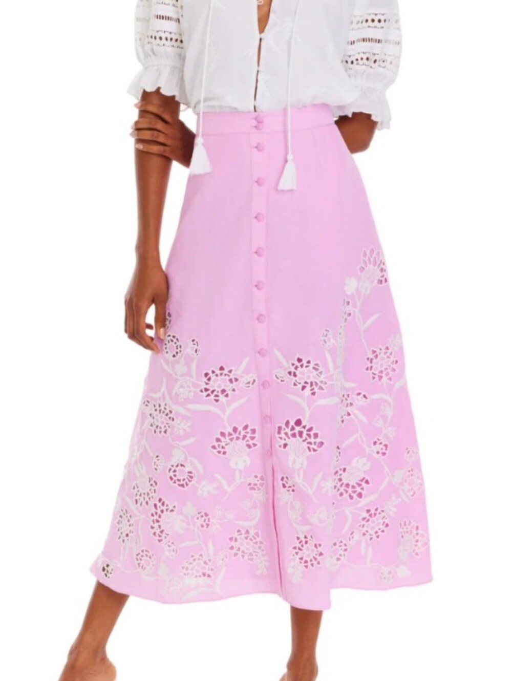 NEW ALLISON NEW YORK farrah skirt in pink
